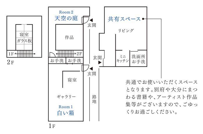 Hotel Art House Project The Row House Of Hamawaki Beppu Exterior foto